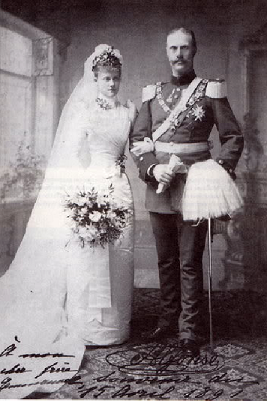 Alphonse de Bavière et Louise Victoire Marie Amélie Sophie d'Orléans